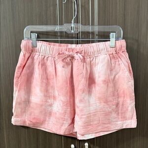 Love Tree Pink Tie-Dye Women's Cargo Shorts
